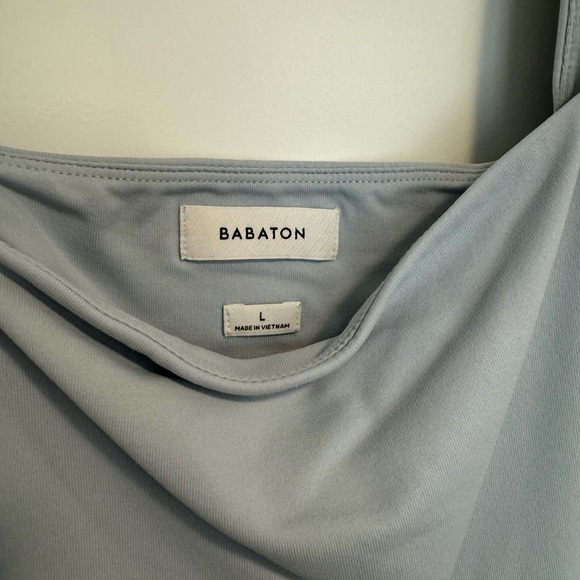 Aritzia Contour Squareneck Longsleeve - Powder Blue - Size L - Picture 3 of 3